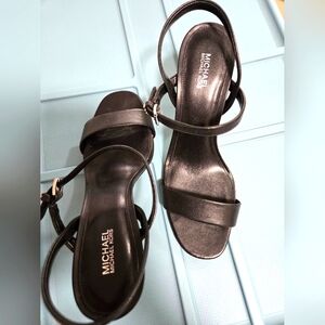 Black MK sandals